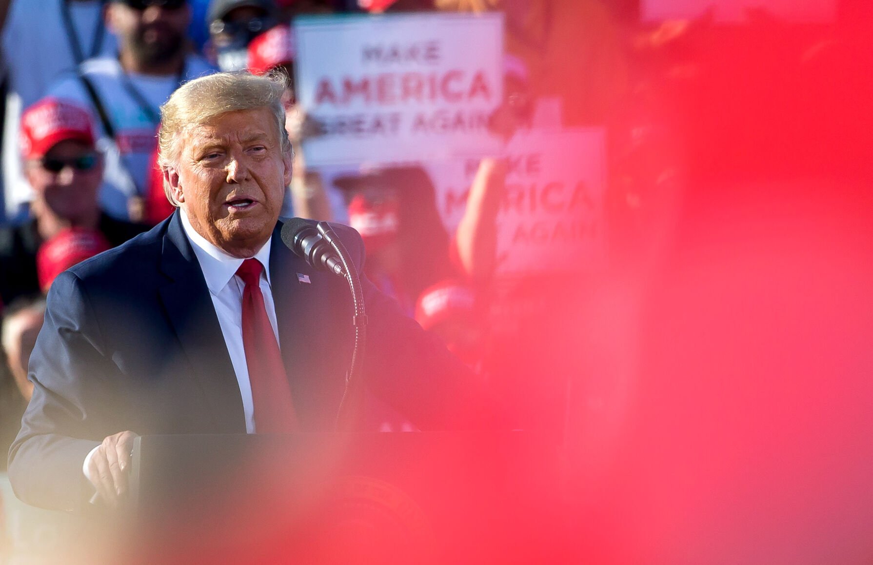 President Trump in Tucson